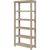 Tiburon Bookcase in Drifted Sand Beige Wood